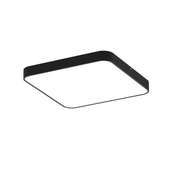 Commercial LED lighting systems installed in building environments providing efficient illumination, energy savings, and improved facility lighting performance